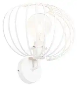Aplic design alb 30 cm - Johanna