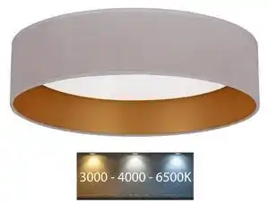 Favi Plafonieră LED VELVET LED/24W/230V 3000/4000/6400K crem/aurie Brilagi Ofertă