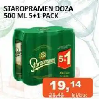 Unicarm STAROPRAMEN DOZA 500 ML 5+1 PACK Ofertă