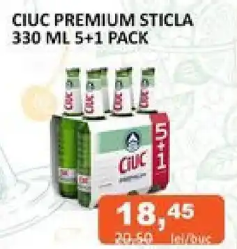 Unicarm CIUC PREMIUM STICLA 330 ML 5+1 PACK Ofertă