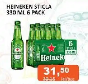 Unicarm HEINEKEN STICLA 330 ML 6 PACK Ofertă