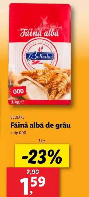 Lidl BELBAKE Făină albă de grâu Ofertă