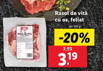 Lidl Rasol de vitǎ cu os, feliat Ofertă