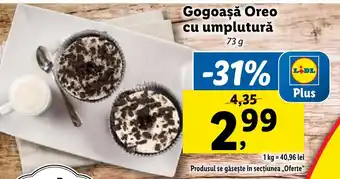 Lidl Gogoaşă Oreo cu umplutură Ofertă