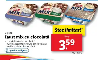 Lidl MÜLLER Iaurt mix cu ciocolată Ofertă