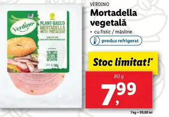 Lidl VERDINO Mortadella vegetală Ofertă