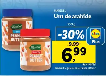 Lidl MARIBEL Unt de arahide Ofertă