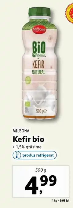 Lidl MILBONA Kefir bio Ofertă