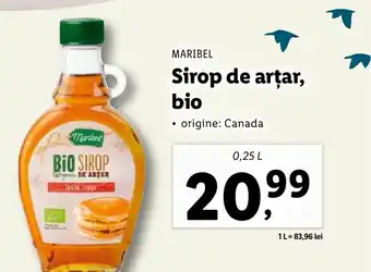 Lidl MARIBEL Sirop de artar, bio Ofertă