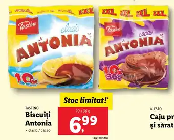 Lidl TASTINO Biscuiţi Antonia Ofertă