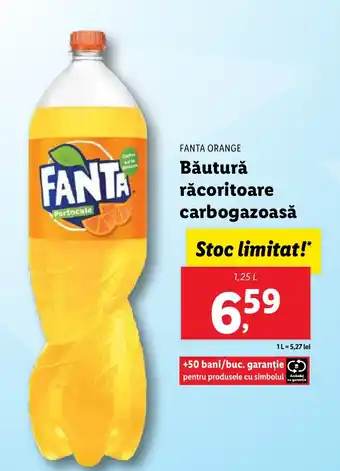 Lidl FANTA ORANGE Băutură răcoritoare carbogazoasă Ofertă