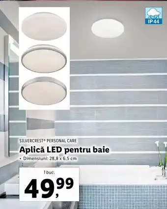 Lidl SILVERCREST® PERSONAL CARE Aplică LED pentru baie Ofertă
