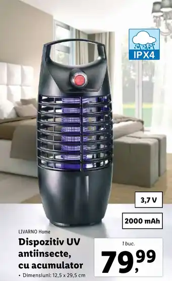 Lidl LIVARNO Home Dispozitiv UV antiinsecte, cu acumulator Ofertă