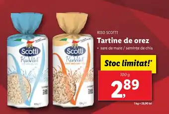 Lidl RISO SCOTTI Tartine de orez Ofertă