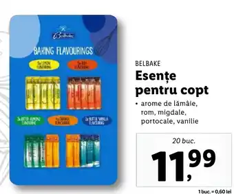 Lidl BELBAKE Esenţe pentru copt Ofertă