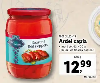 Lidl 1001 DELIGHTS Ardei capia Ofertă