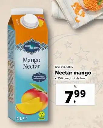 Lidl 1001 DELIGHTS Nectar mango Ofertă