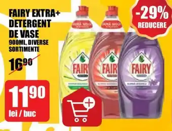 Auchan FAIRY EXTRA+ DETERGENT DE VASE 900ML, DIVERSE SORTIMENTE Ofertă