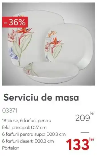 Mobila Videnov Serviciu de masa Ofertă