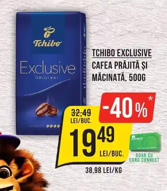 Mega Image TCHIBO EXCLUSIVE CAFEA PRĂJITĂ ŞI MĂCINATĂ, 500G Ofertă