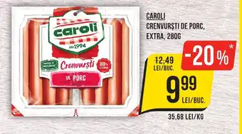 Mega Image CAROLI CRENVURȘTI DE PORC, EXTRA, 280G Ofertă