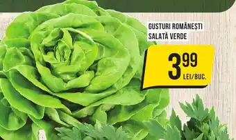 Mega Image GUSTURI ROMÂNEŞTI SALATĂ VERDE Ofertă