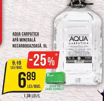 Mega Image AQUA CARPATICA APĂ MINERALĂ NECARBOGAZOASĂ, 5L Ofertă