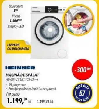 Flanco HEINNER MAŞINĂ DE SPALAT Ofertă