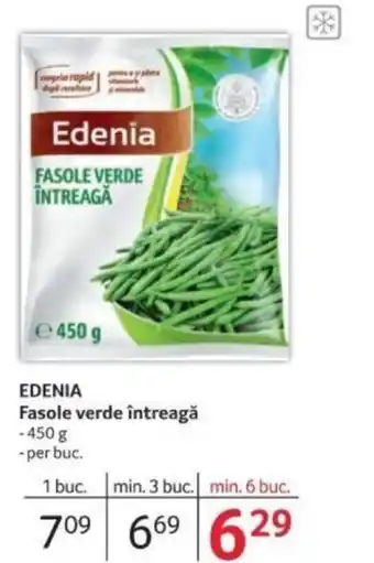 Selgros EDENIA Fasole verde întreagă Ofertă