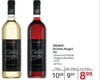 Selgros PREMIAT Eticheta Neagră Vin Ofertă