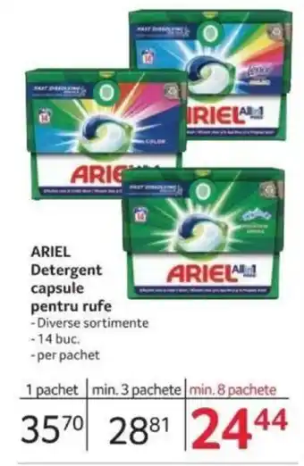 Selgros ARIEL Detergent capsule pentru rufe Ofertă