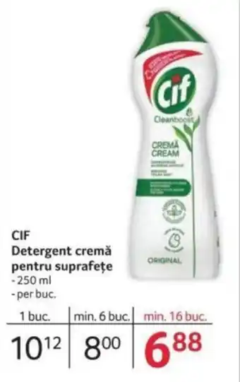 Selgros CIF Detergent cremă pentru suprafeţe Ofertă