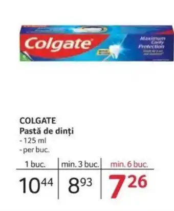 Selgros COLGATE Pastă de dinți Ofertă