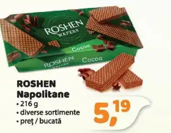 La Doi Pasi ROSHEN Napolitane Ofertă