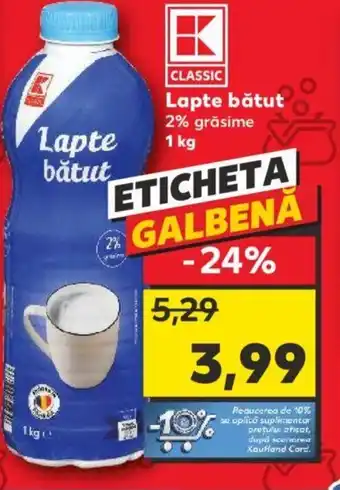 Kaufland Lapte bătut Ofertă