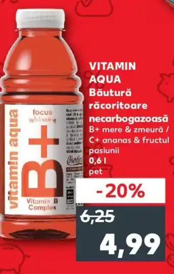 Kaufland VITAMIN AQUA Băutură răcoritoare necarbogazoasă 0.6L Ofertă