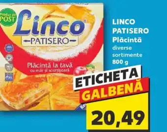 Kaufland LINCO PATISERO Plăcintă Ofertă