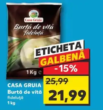 Kaufland CASA GRUIA Burtă de vită fideluţă 1 kg Ofertă