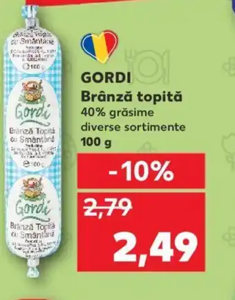 Kaufland GORDI Brânză topită 40% grăsime Ofertă