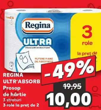 Kaufland REGINA ULTR'ABSORB Prosop de hârtie Ofertă