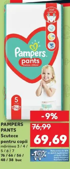 Kaufland PAMPERS PANTS Scutece pentru copii Ofertă
