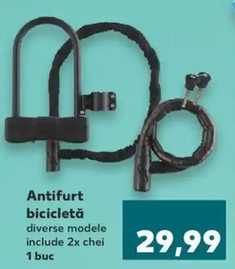 Kaufland Antifurt bicicletă Ofertă