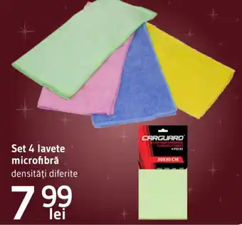 Supeco Set 4 lavete microfibră Ofertă
