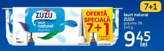 Supeco laurt natural ZUZU grăsime 3% 140 g Ofertă