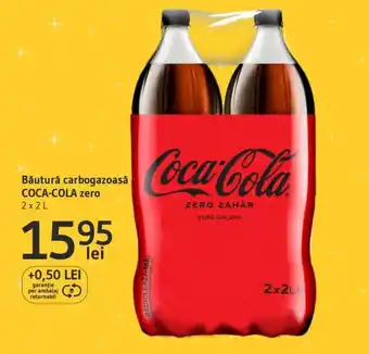 Supeco Băutură carbogazoasă COCA-COLA zero 2x2L Ofertă