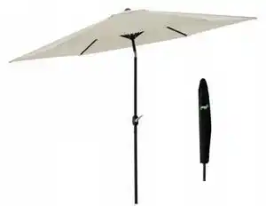 Favi Umbrelă de grădină pliabilă 300cm Beige Basic Ofertă