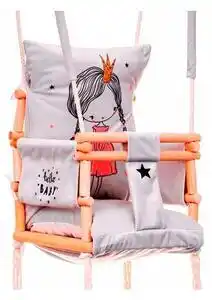 Leagăn din lemn pentru copii Little Princess