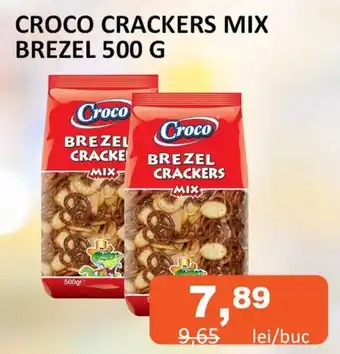 Unicarm CROCO CRACKERS MIX BREZEL 500 G Ofertă