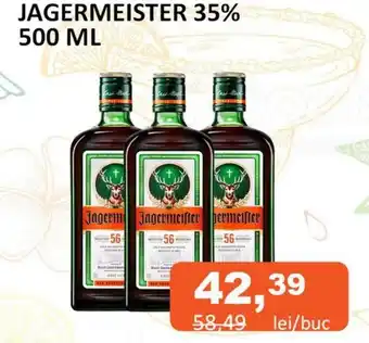 Unicarm JAGERMEISTER 35% 500 ML Ofertă