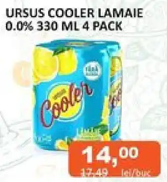 Unicarm URSUS COOLER LAMAIE 0.0% 330 ML 4 PACK Ofertă